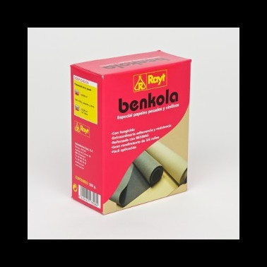 Cola celulósica en polvo de la marca Benkola.