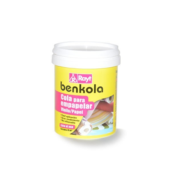 Cola adhesiva para papel pintado o vinilo Benkola 1 kg