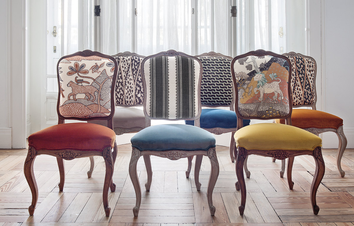 51 ideas de Telas para tapisar silla  decoración de unas, restauración de  muebles, sillas restauradas