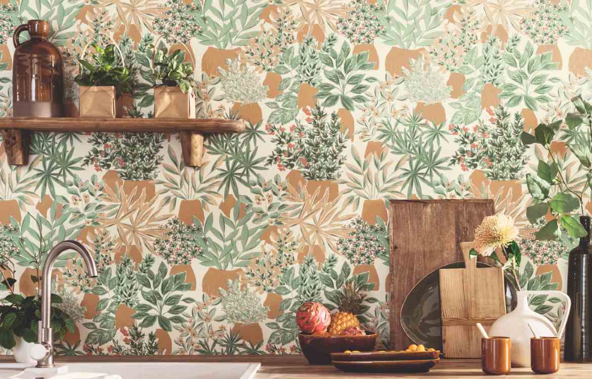 El papel pintado no es sólo para las paredes: ideas originales que darán  otro aire a tu casa